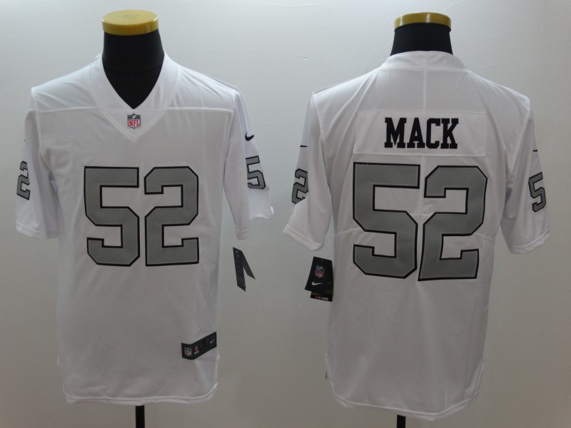 Men's Las Vegas Raiders Khalil Mack #52 White Jersey